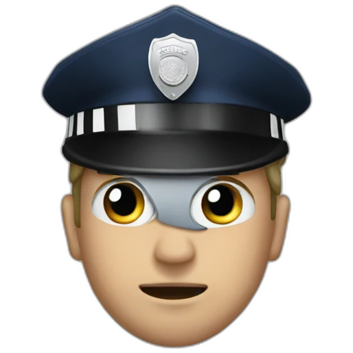 police arresting man emoji