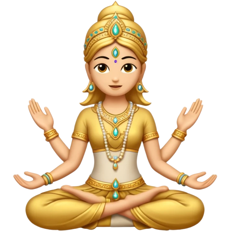 sparkle namaste emoji