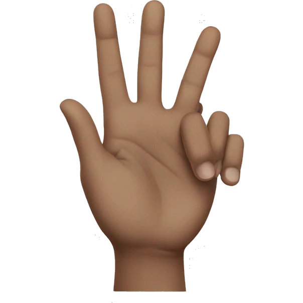 L hand sign emoji