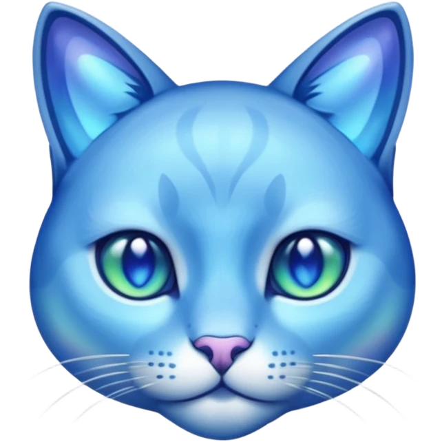 blue sapphire cat emoji