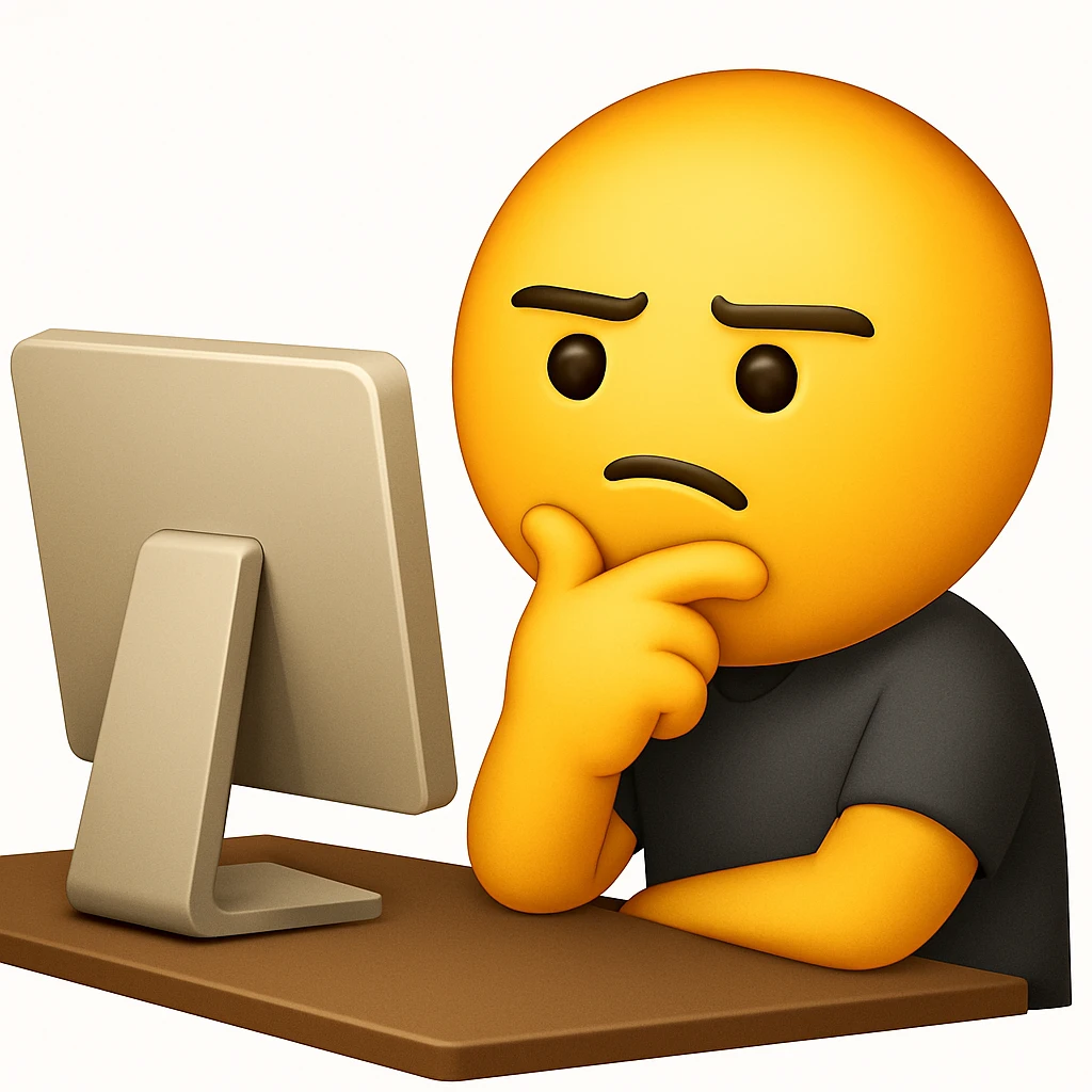 Remix this image into classic apple emoji style emoji