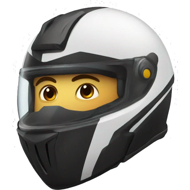 capacete de moto emoji
