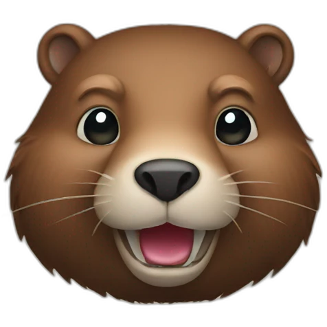 beaver emoji