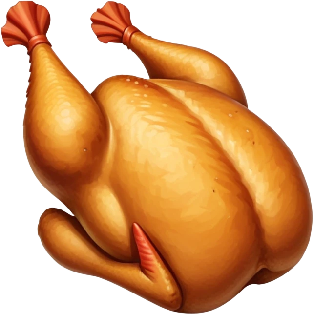 Butt of chicken emoji
