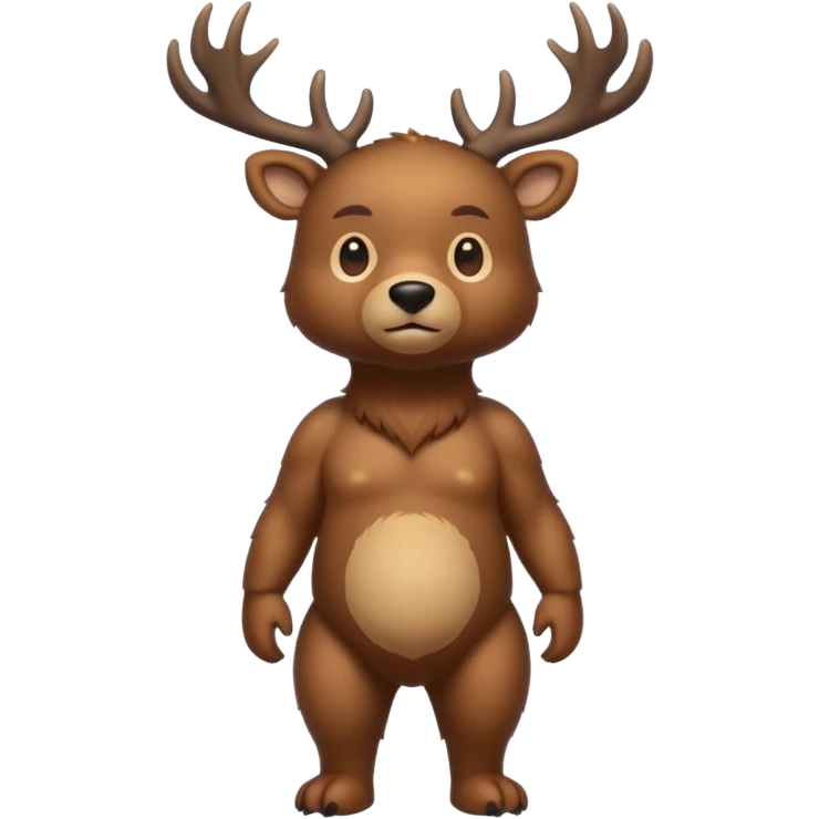 deer vs bear hybride emoji