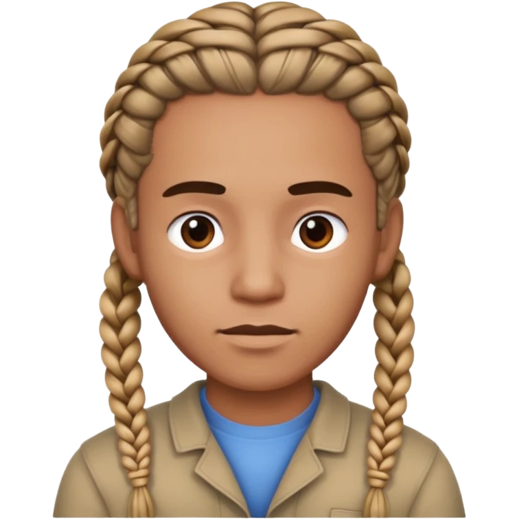 homme avec des tresses emoji
