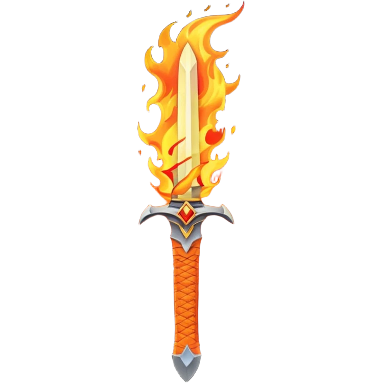 sword of flames emoji