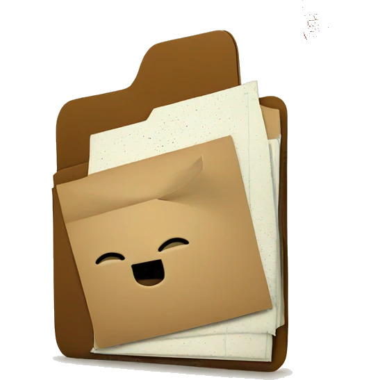 a file folder with top secret stamp on i emoji