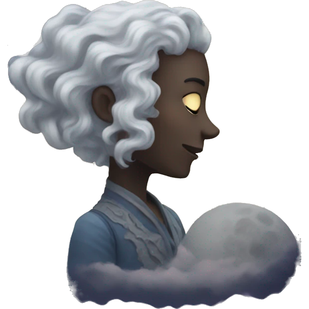 Moon lover emoji