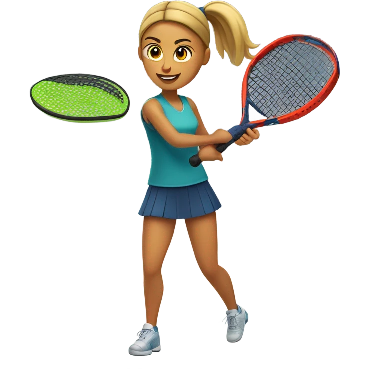 Padel girl  emoji