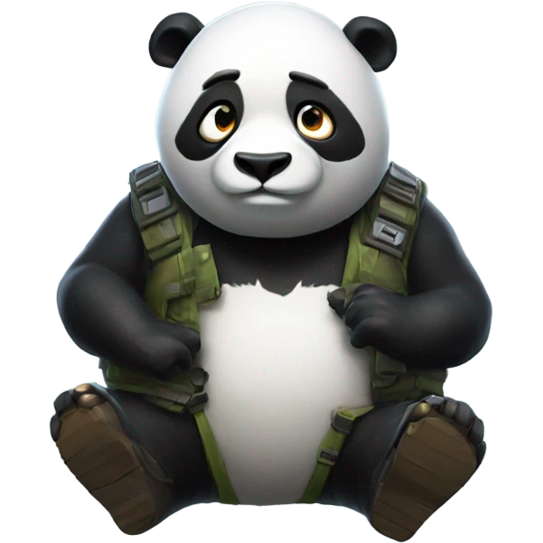 GhstPanda playing Fortnite emoji