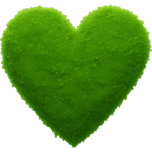 moss green heart emoji