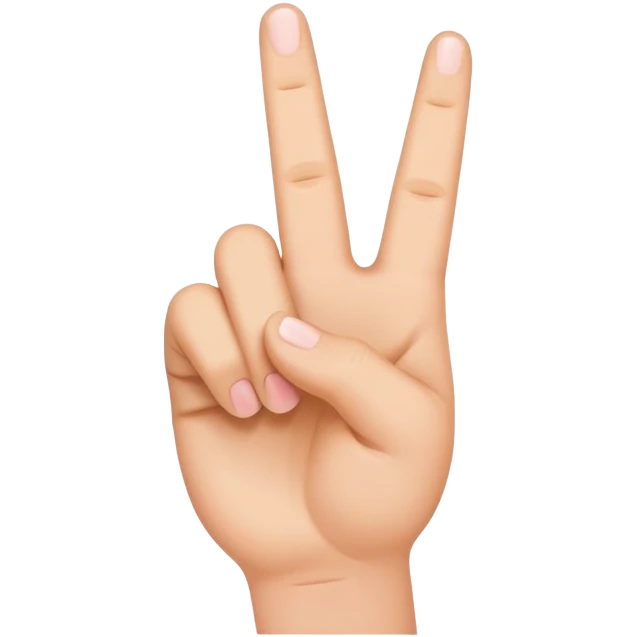 love finger sign (sarangheo) emoji