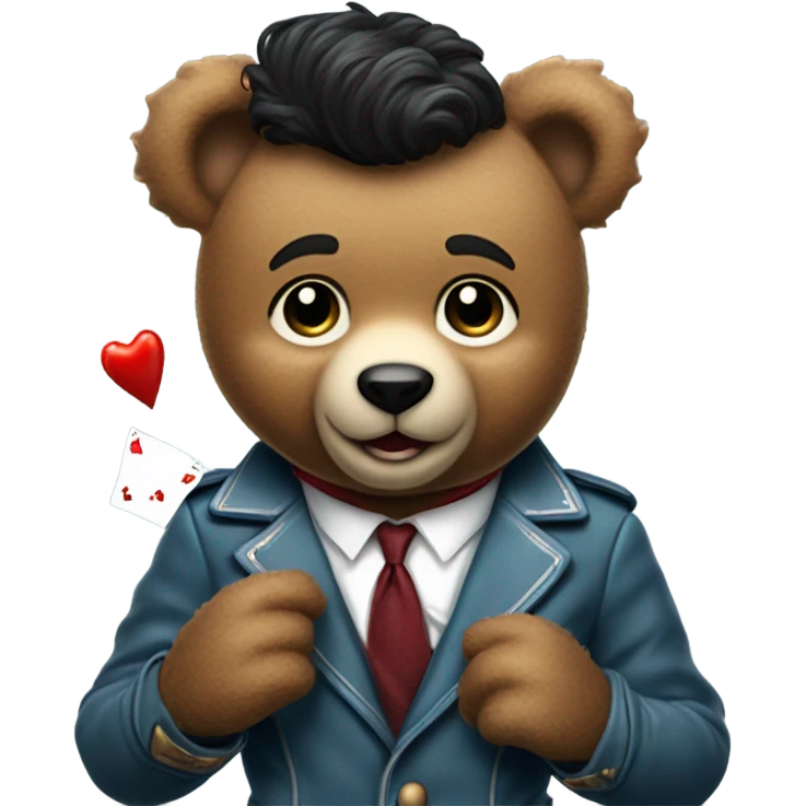 Teddy boy trickster  emoji