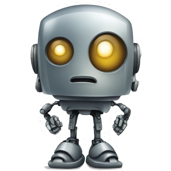 Frowny Robot emoji