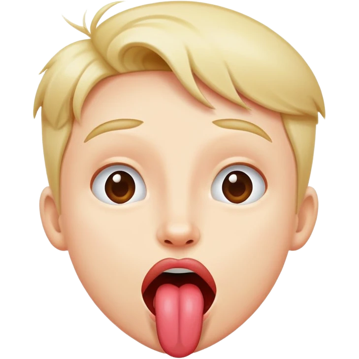 Playfully sticking tongue out to tease someone emoji