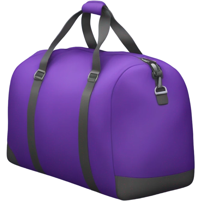 Duffle bag purple  emoji