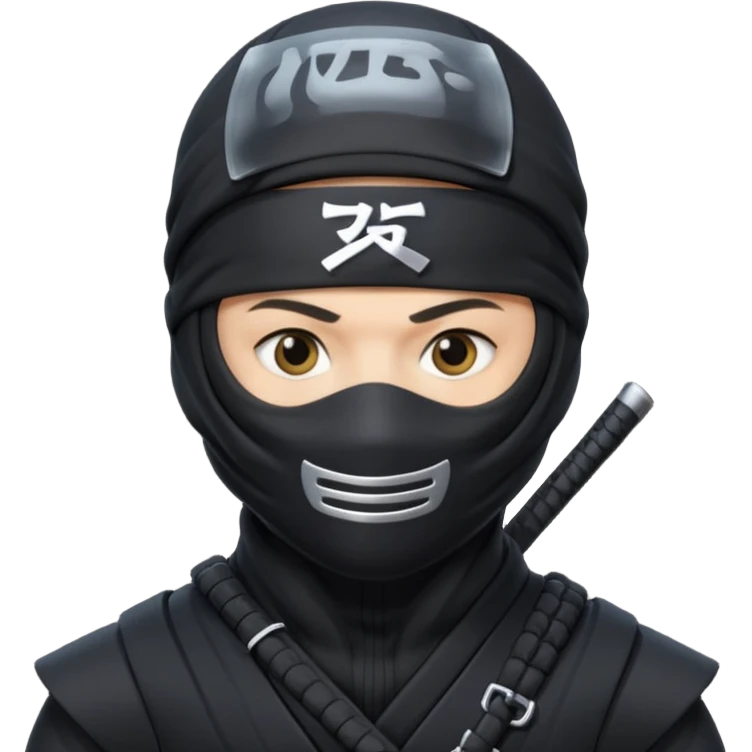 Ninja with MB written on it emoji