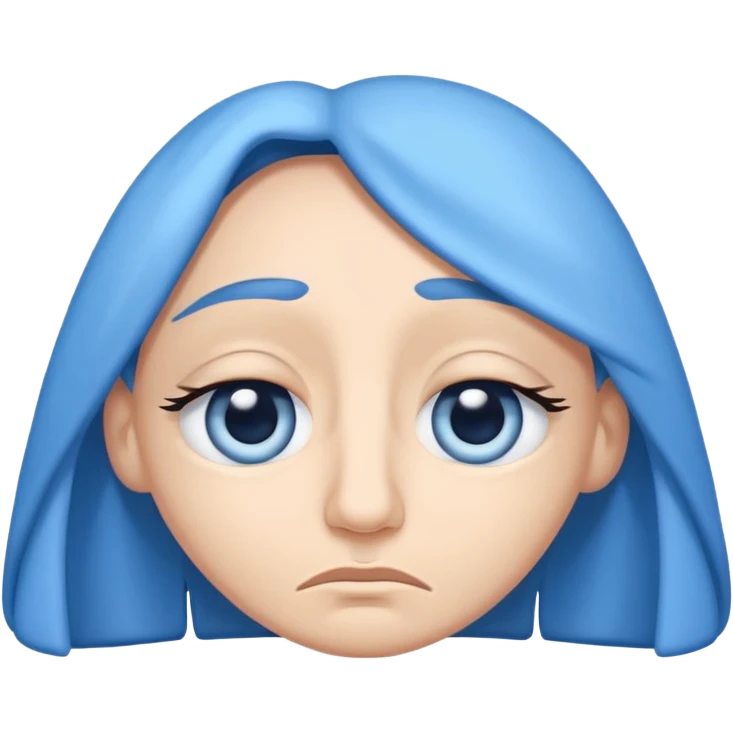 Sleepy eyes emoji