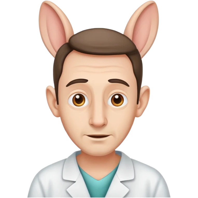 Терпеливый Мужчина с огромными ушами  emoji