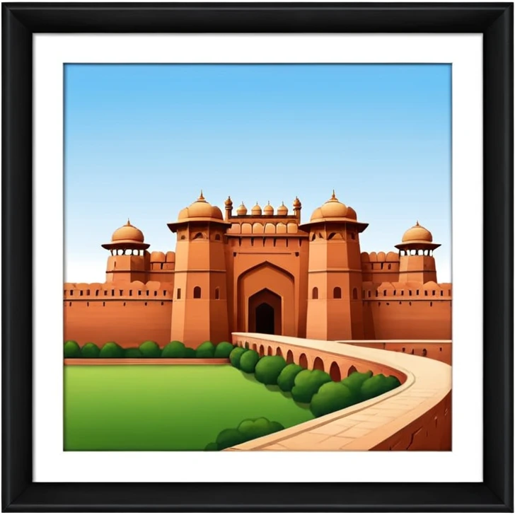 agra fort emoji