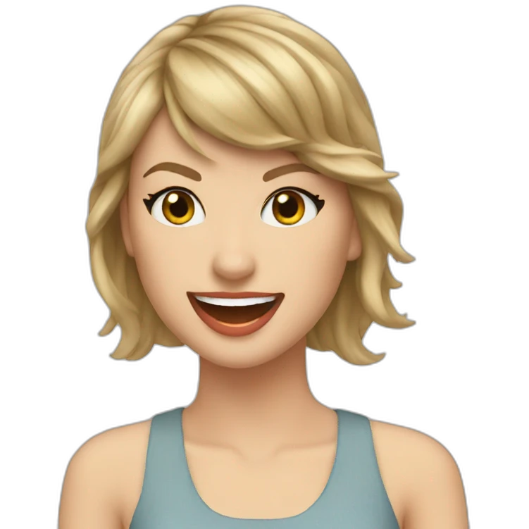 Taylor Swift happy emoji
