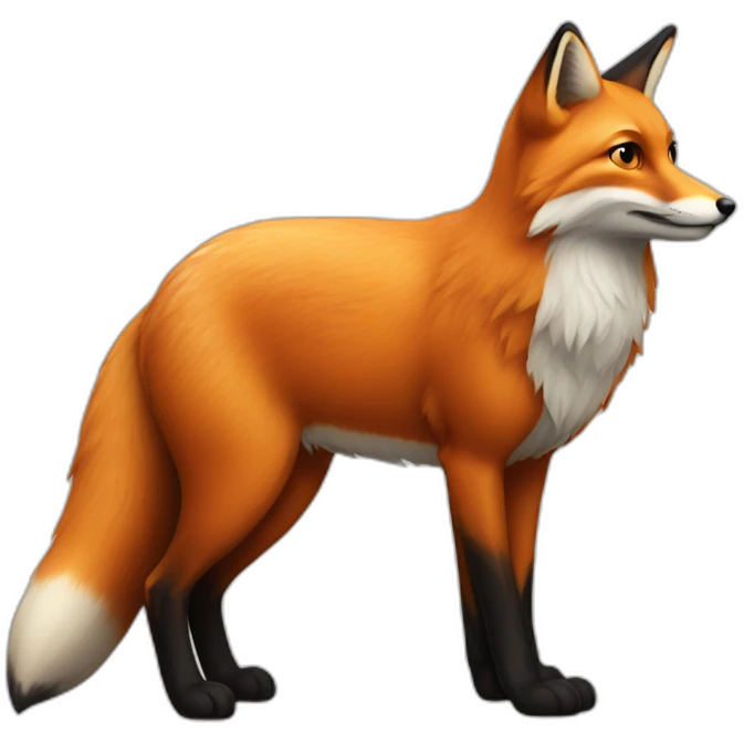 big rear end fox emoji