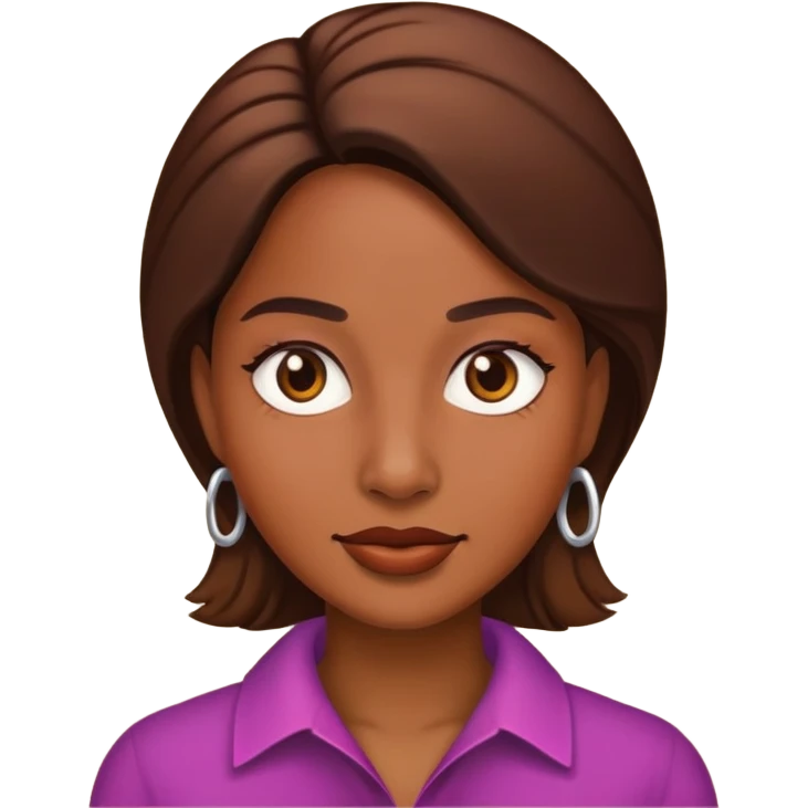 Mujer morena emoji