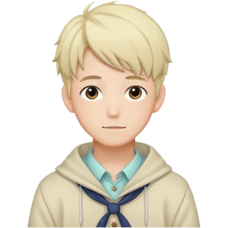 gorgeous-pastel-anime-style- man wearring Cottagecore style  emoji