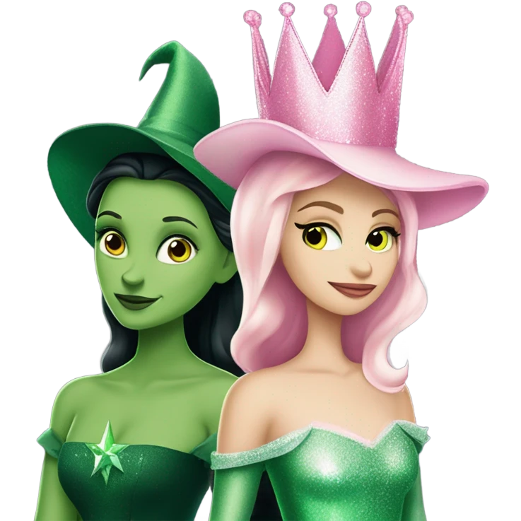 Glinda evil Elpba good emoji