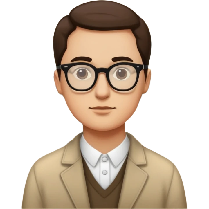 a person looking at art in a museum emoji