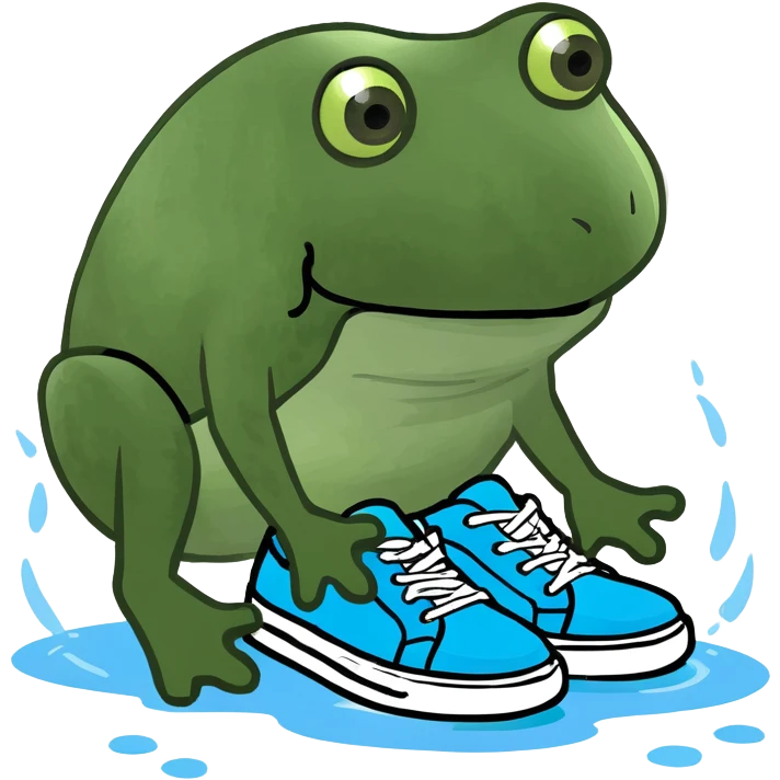 Shoes made of wate emoji