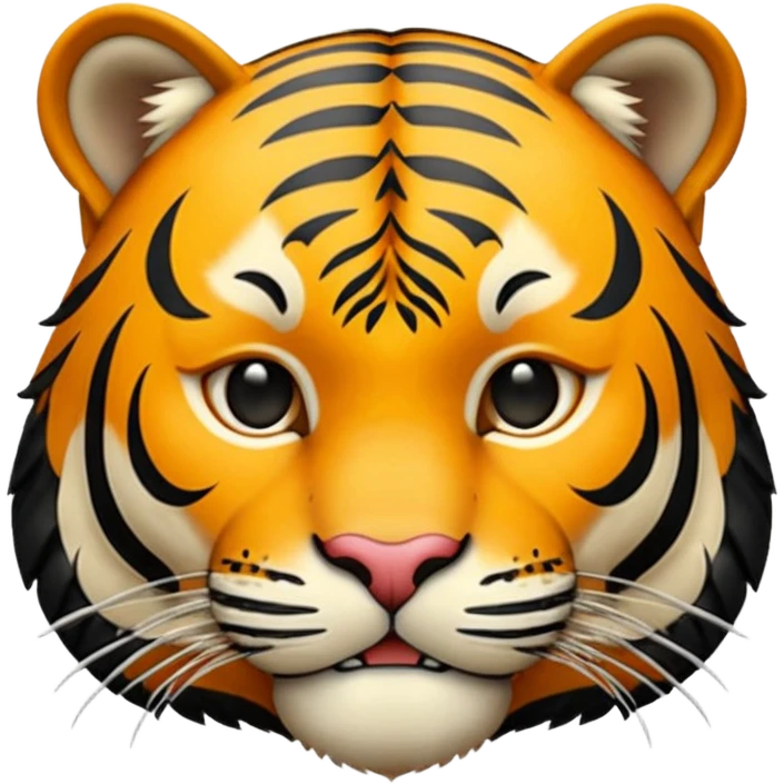 Emoji de um tigre em pe para a esquerda (tigre sem cor nenhuma todo preto) emoji