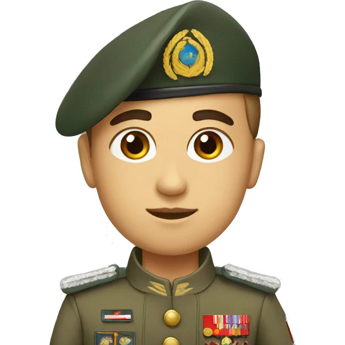 military boy in turkish uniform emoji