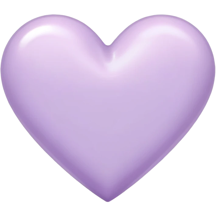 pastel lilac heart emoji