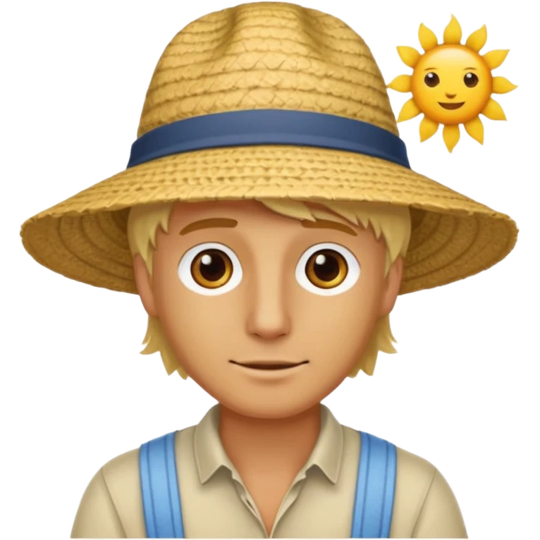 Blonde guy tourist in Peru emoji