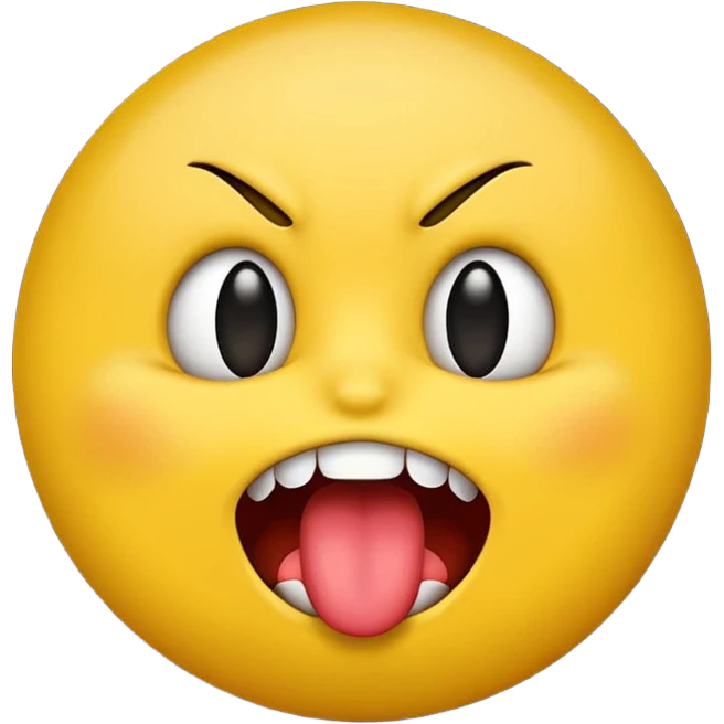  ایموجی جدا بساز که زبانشان از دهانشان بیرون اورده اند زبانشان را گاز گرفته اند emoji