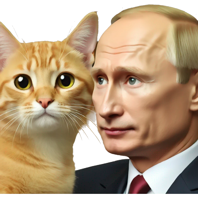 Putin and cat emoji