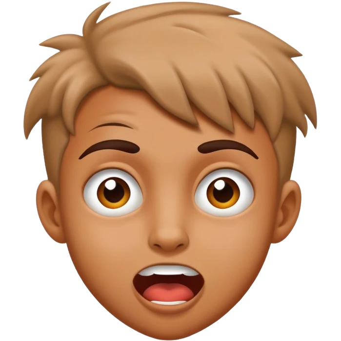 Crazy kid emoji