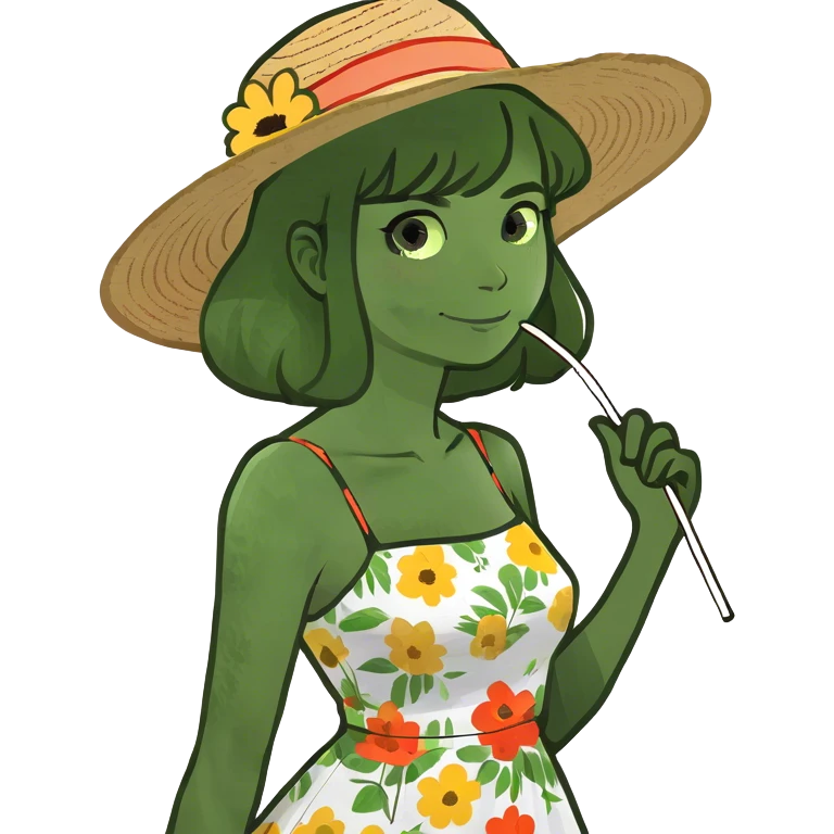 girl living on an island emoji