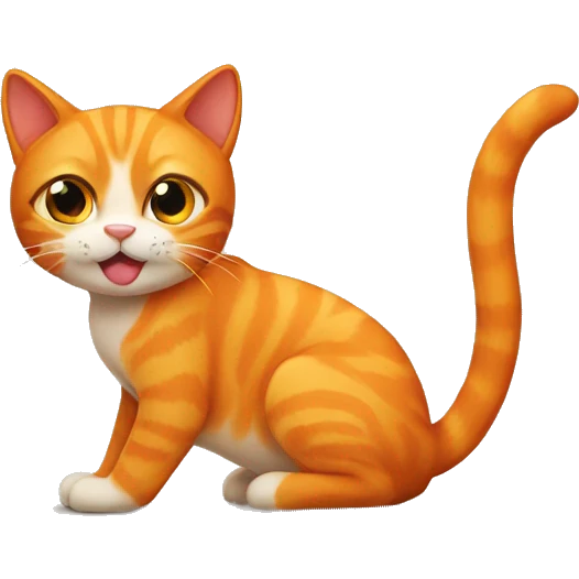 Orange cat  emoji
