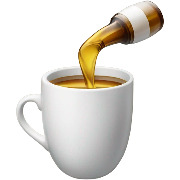 Cup pouring alcohol emoji
