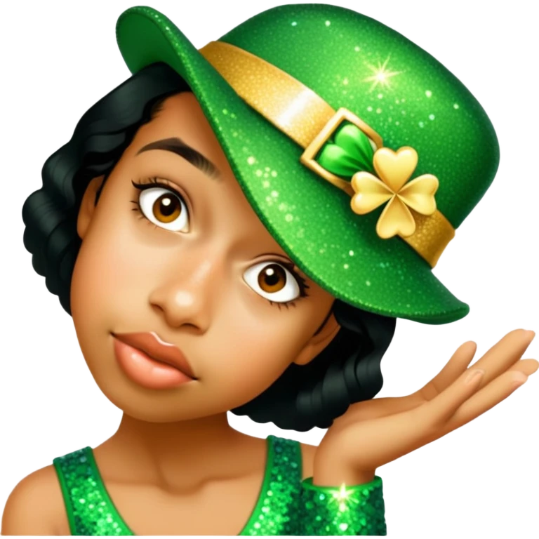 Sparkling Leprechaun emoji