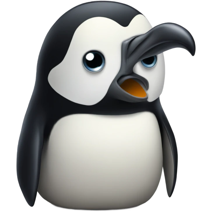 The wronged penguin emoji