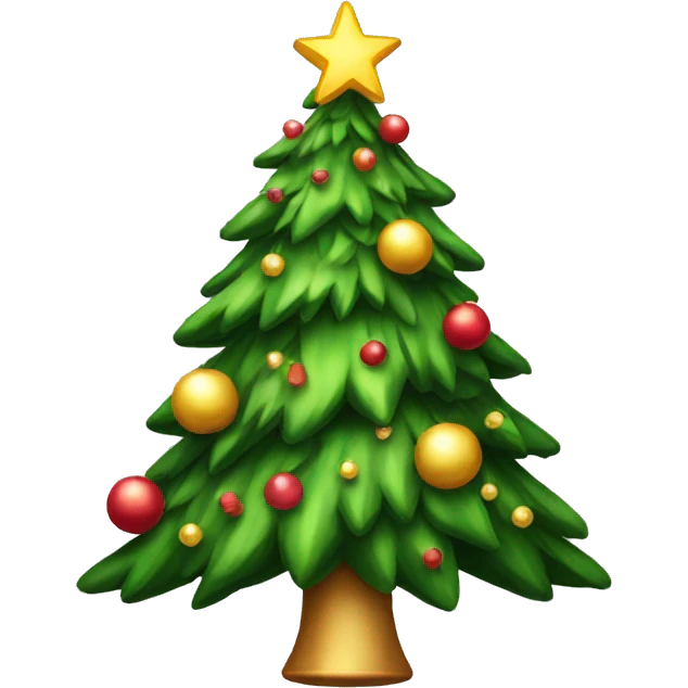 christmas tree fancy emoji