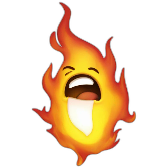 speaker on fire emoji