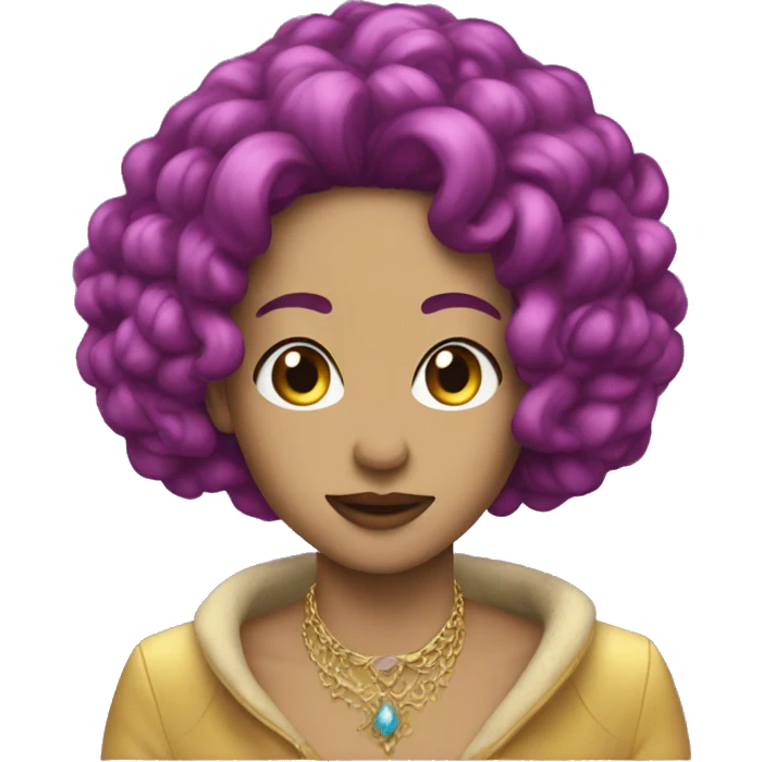 Extravagant style oozes aura. emoji