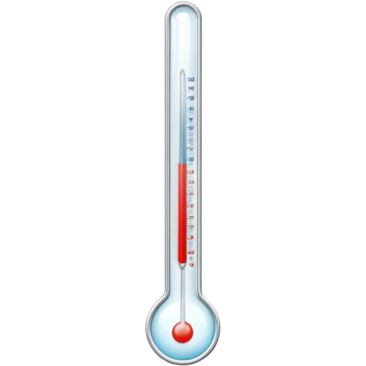 classic glass thermometer and clean surgical gauze together emoji