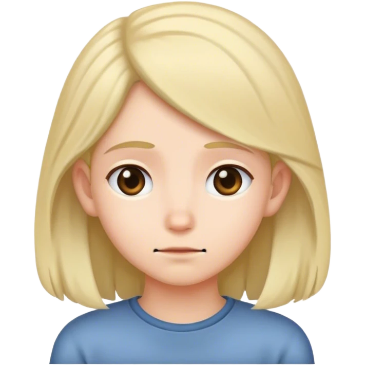 Shy and eartucking  emoji