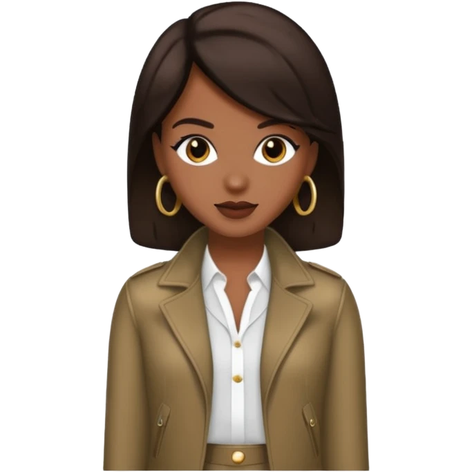 Case, R&B Singer with dark brown hair emoji
